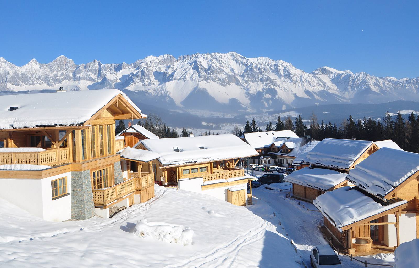 Skiurlaub im Chalets im Almdorf Reiteralm