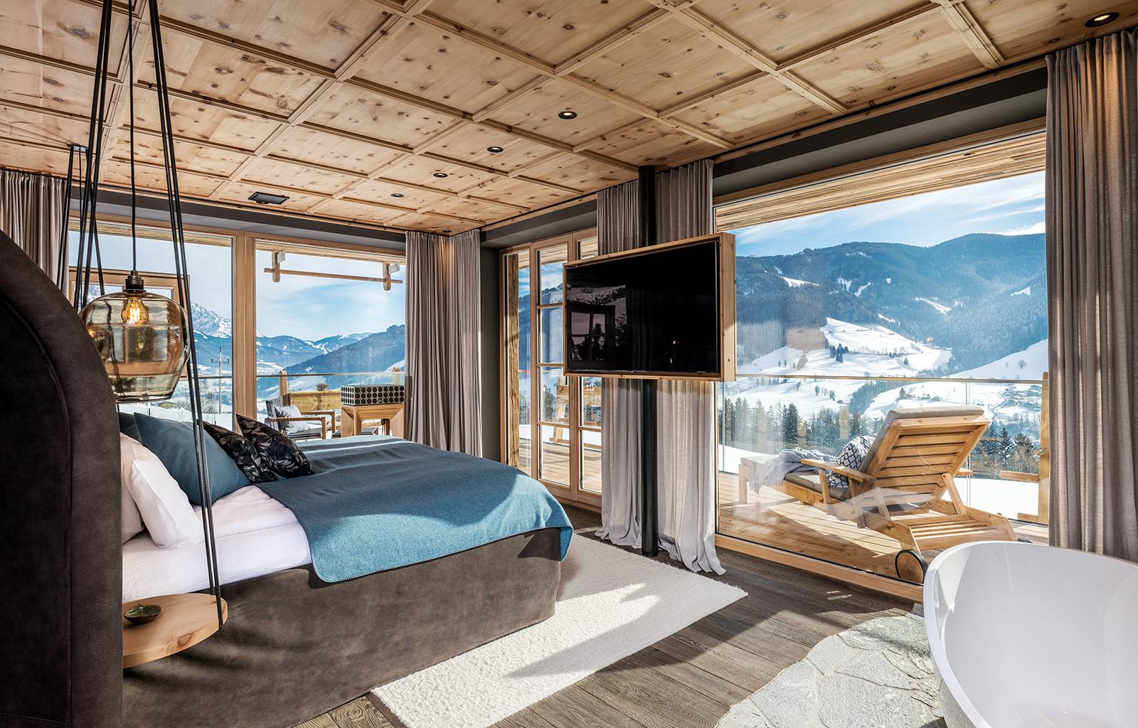 Skiurlaub im Luxuschalet Senhoog in Leogang